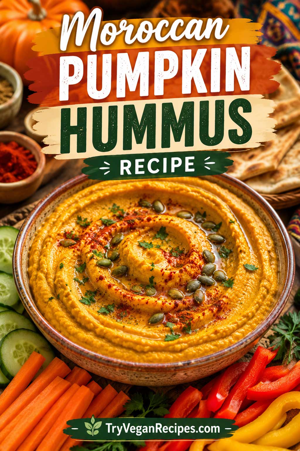 Moroccan Pumpkin Hummus