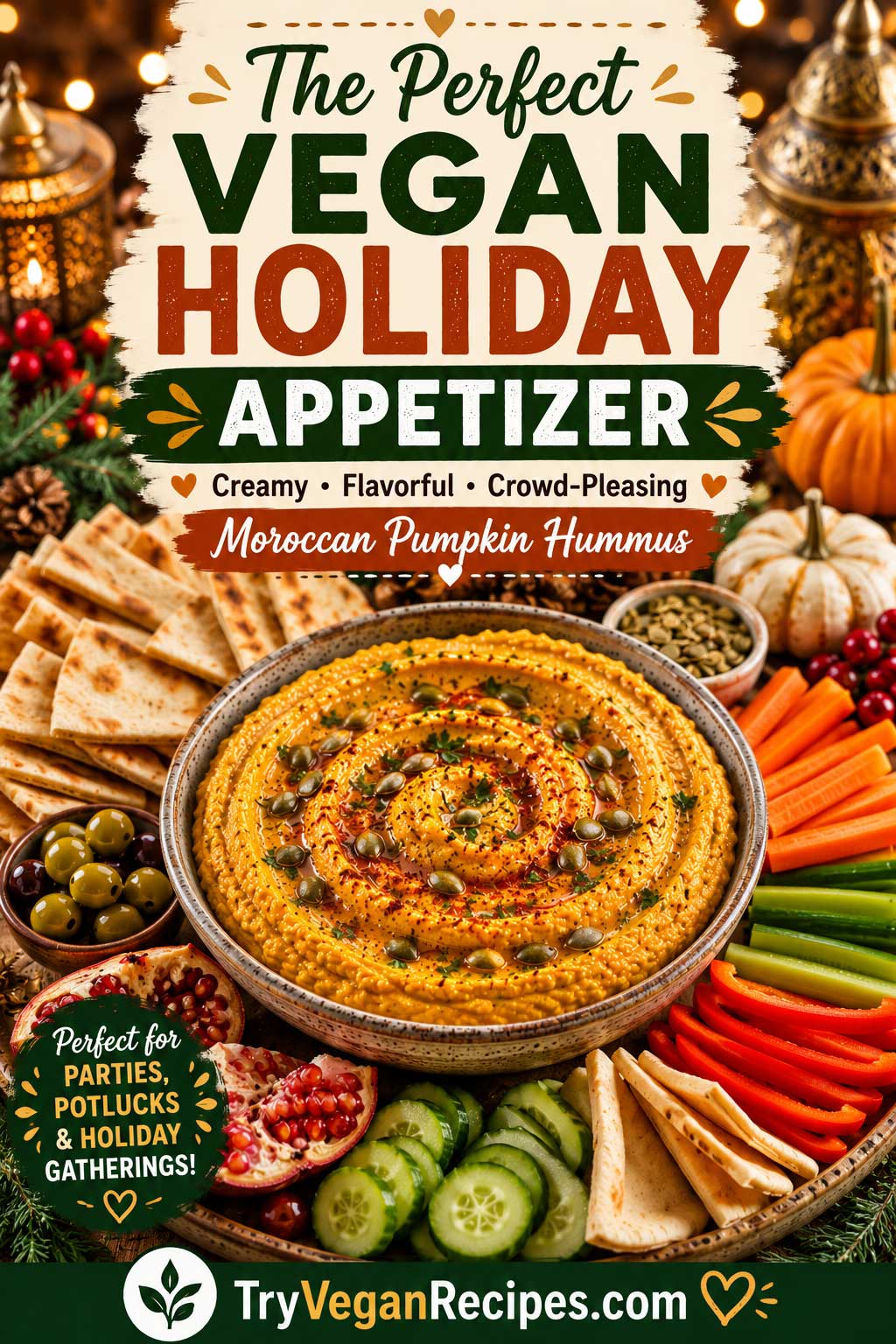 How To Make Moroccan Pumpkin Hummus