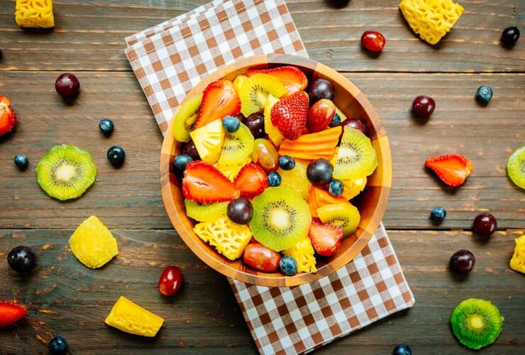 Fruit Salad with Honey and Orange Dressing