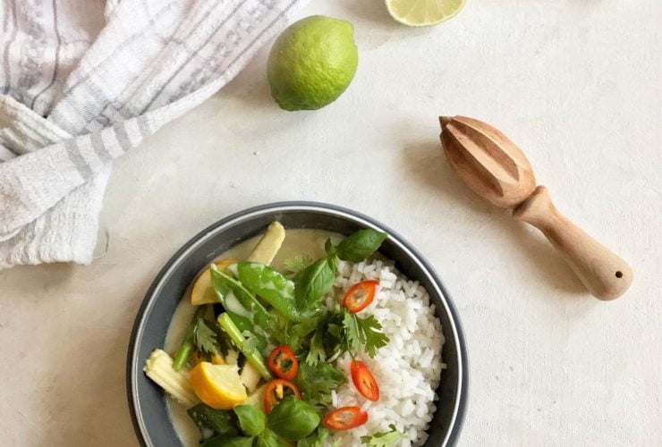 Vegan Thai green curry