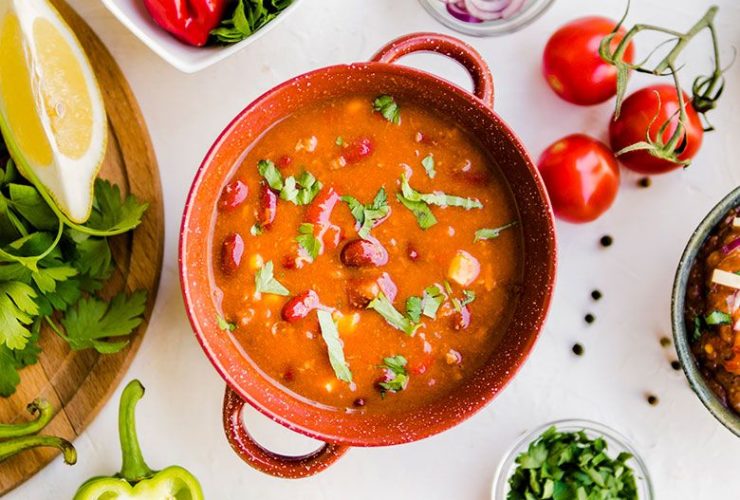 Cocoa-Coconut Chili soup