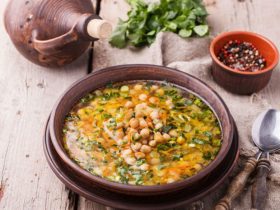 Lemon Chickpea Lentil Soup