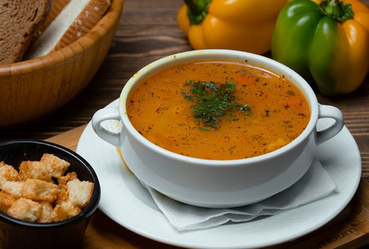 Tomato Dill Lentil Soup
